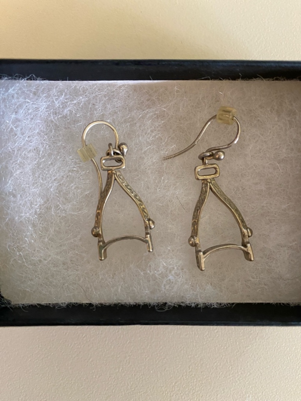 Sterling silver Stirrup Drop Earrings - Women Accessories
